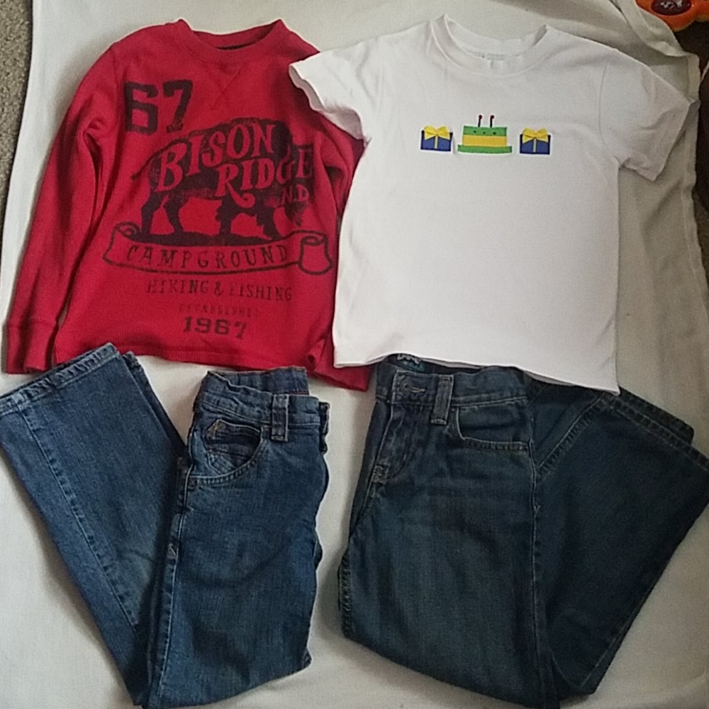 4 piece bundle Wrangler, Old Navy,Arizona Bundle size 6-8